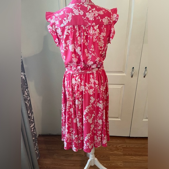 🌸 Charter Club white and pink dress. EUC. Size 10. 🌸 - Picture 2 of 7